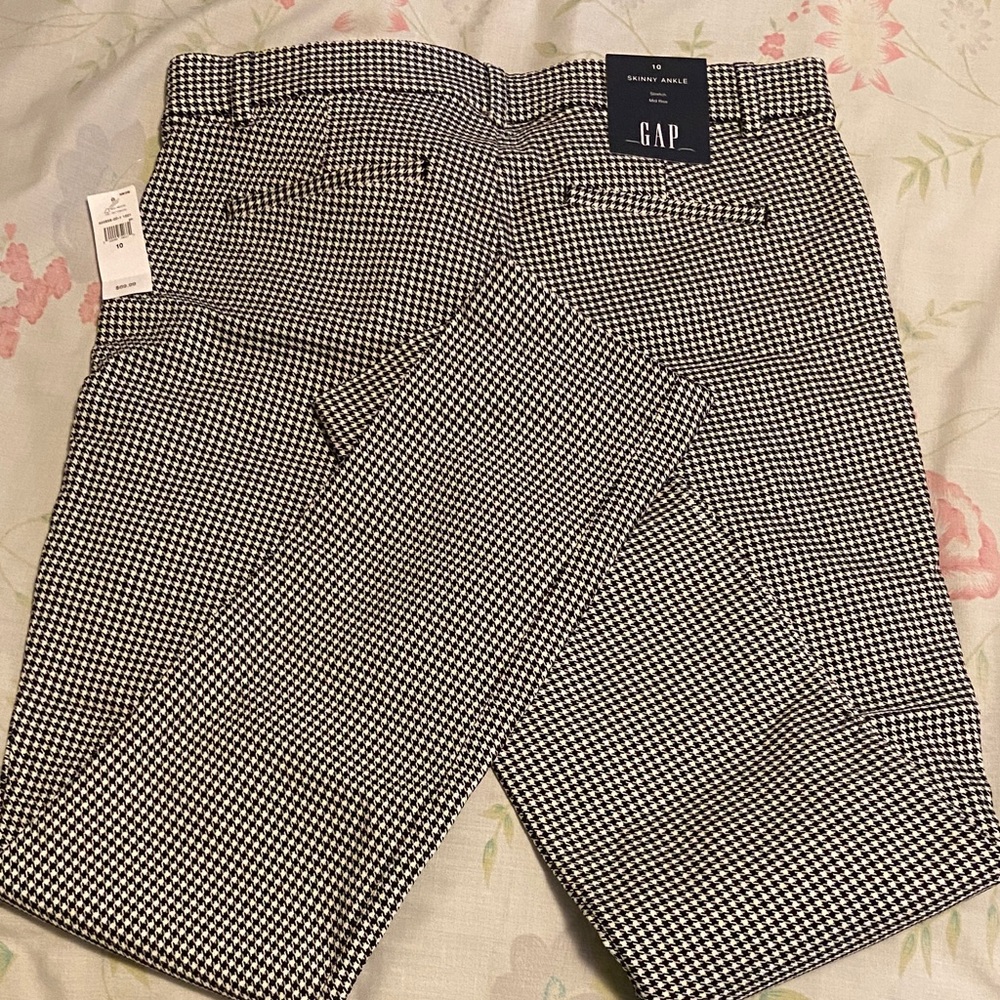 GAP Women’s Signature Skinny Ankle Patterned Pants